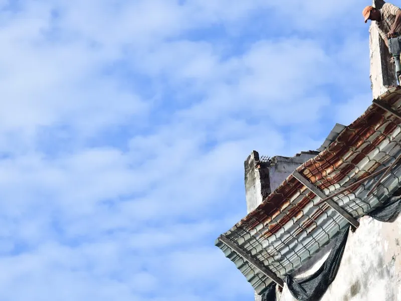 roof repair project completed